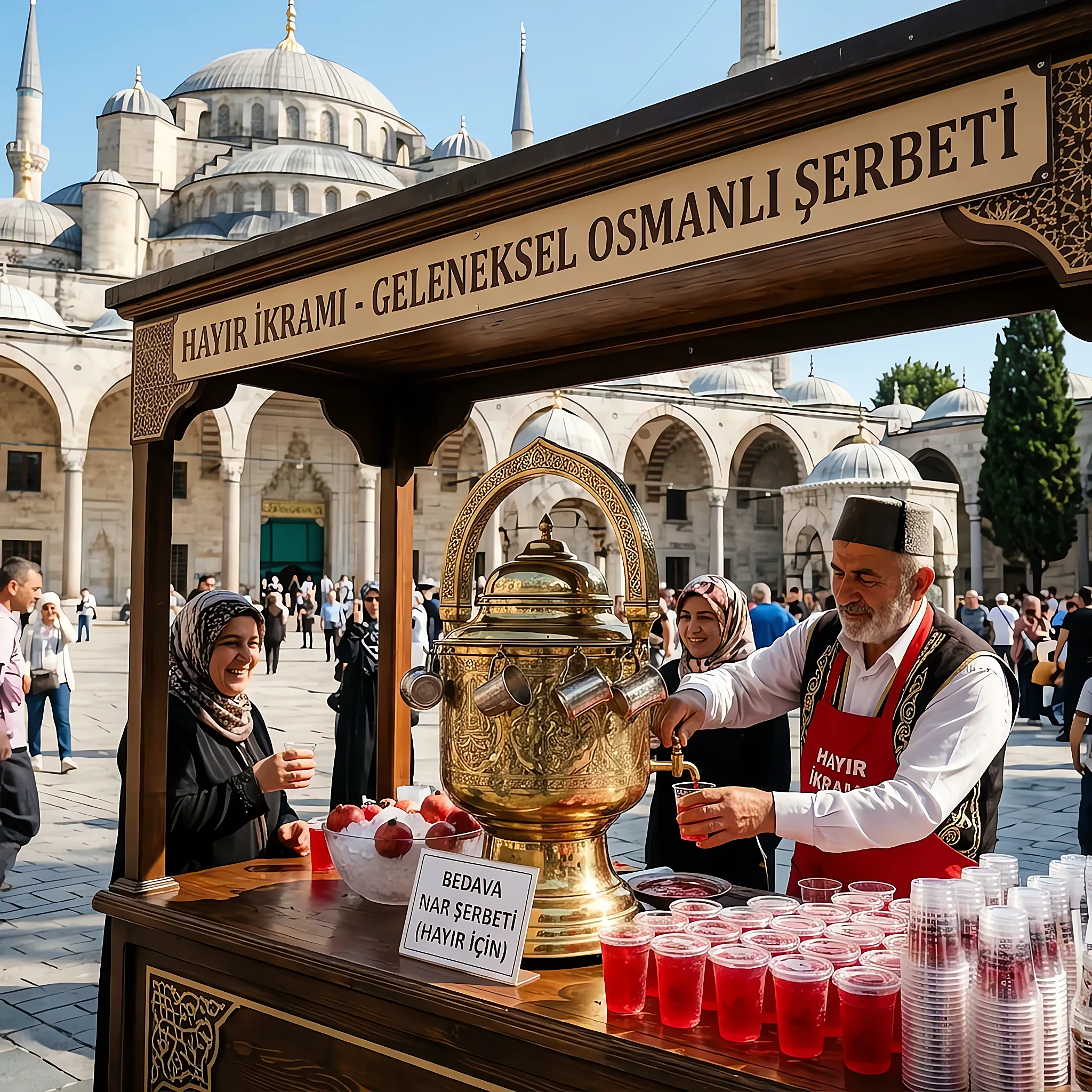 Tüm Türkiye'den vekaleten hayır şerbeti siparişi dağıtım süreci