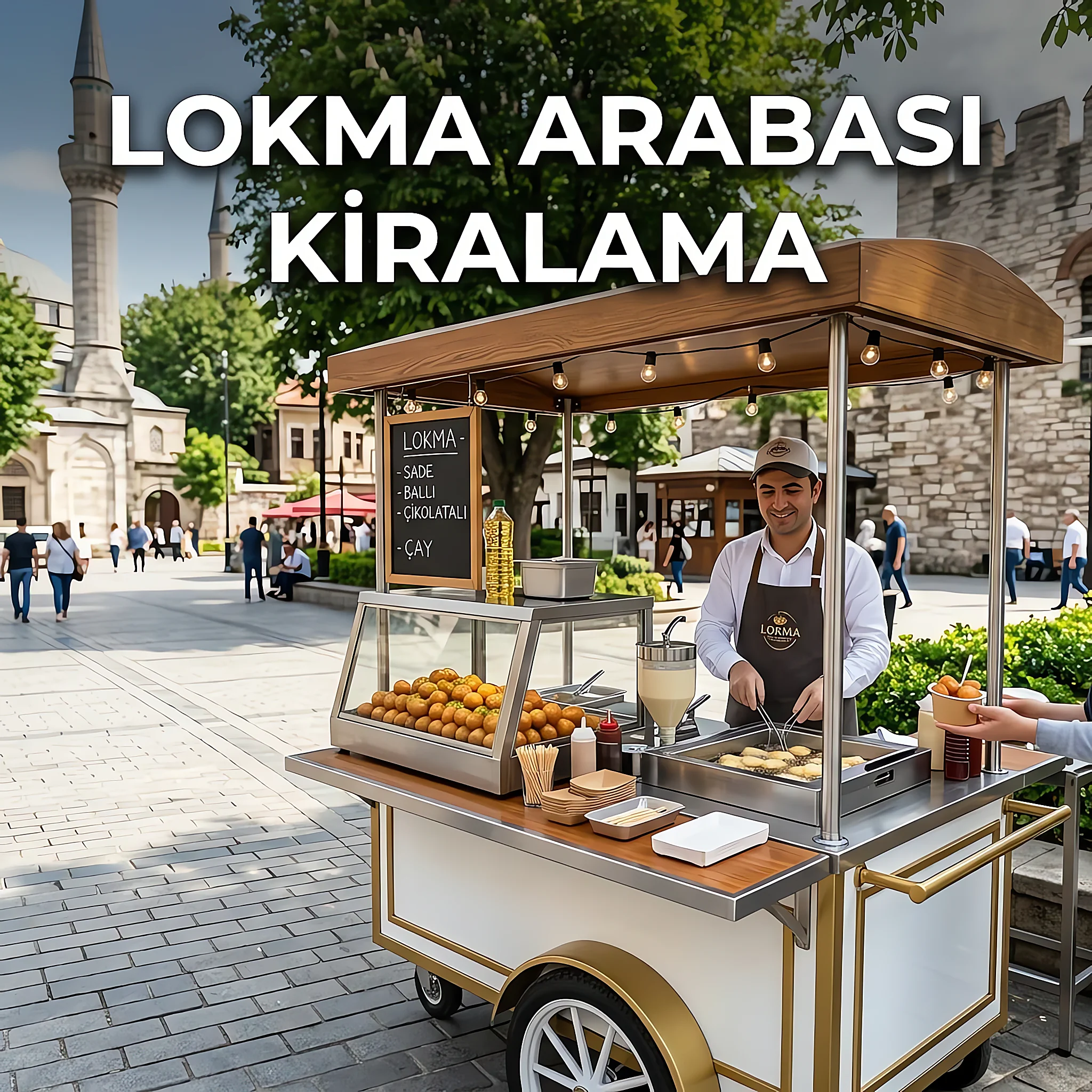 Lokma Arabası Kiralama Dağıtımı Hizmeti