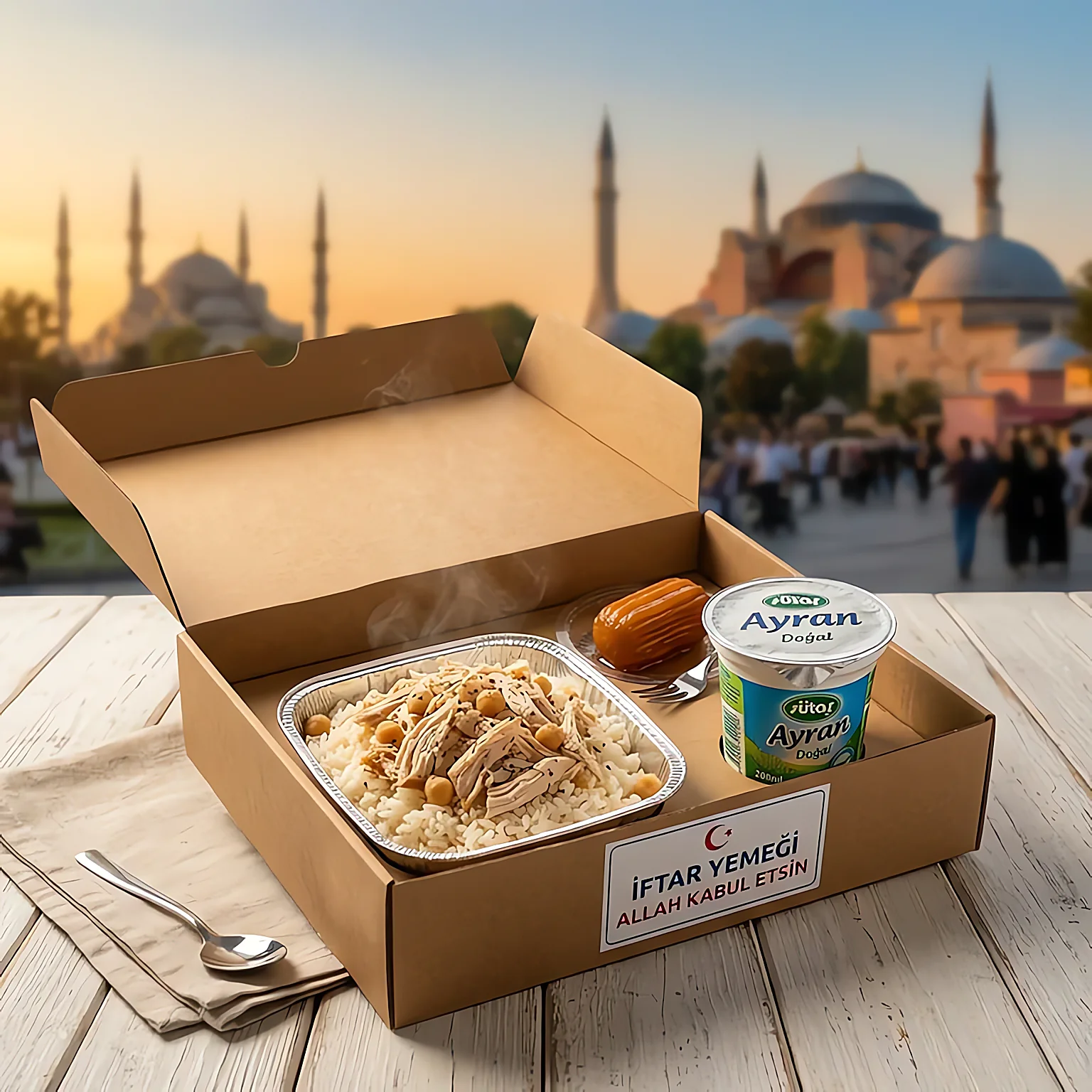 Tüm Türkiye'den vekaleten paket hayır yemeği siparişi dağıtım süreci
